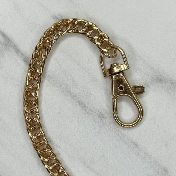 Gold Tone Chain Purse Strap Replacement Handle ✨ - Picture 12 of 12